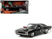 1970 Dodge Charger Black with Race Interior ""Fast &amp; Furious"" Movie 1/24 Diecast Model Car by Jada