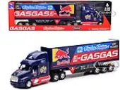 Peterbilt 387 Truck Dark Blue ""Red Bull - Troy Lee Designs - GASGAS"" 1/32 Diecast Model by New Ray