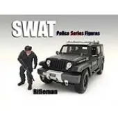 SWAT Team Rifleman Figure For 118 Scale Models by American Diorama