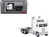 Kenworth K100 with 1-Bar Grill and X-Long Chrome Chassis White 1/87 (HO) Plastic Model Car by Promotex