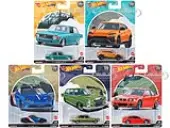""Auto Strasse"" 5 piece Set ""Car Culture"" Series Diecast Model Cars by Hot Wheels