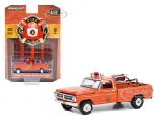 1972 Ford F-250 Pickup Truck with Fire Equipment Hose and Tank Red ""Lionville Pennsylvania Fire Company"" ""Fire &amp; Rescue"" Series 4 1/64 Diecast Mo