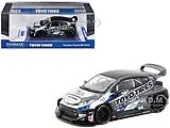 Toyota Pandem GR Yaris RHD (Right Hand Drive) ""Toyo Tires"" Gray Metallic with Graphics ""Hobby64"" Series 1/64 Diecast Model Car by Tarmac Works