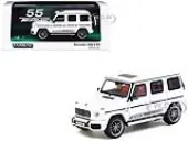 Mercedes-AMG G 63 ""Edition 55"" White ""Road64"" Series 1/64 Diecast Model Car by Tarmac Works