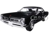 1966 Pontiac GTO Black ""Muscle Car Collection"" 1/25 Diecast Model Car by New Ray