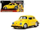 Volkswagen Beetle ""Bumblebee"" Yellow ""Transformers"" ""Hollywood Rides"" Series 1/32 Diecast Model Car by Jada