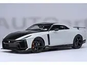 Nissan GT-R50 By ItalDesign Black and White Metallic 1/18 Model Car by Autoart