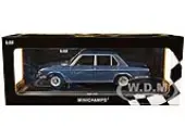 1968 BMW 2500 Blue Metallic Limited Edition to 504 pieces Worldwide 1/18 Diecast Model Car by Minichamps