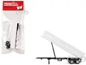 36ft Gravel Trailer White 1/87 (HO) Plastic Model by Promotex