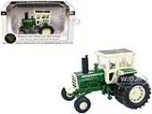 Oliver 2255 Tractor with Cab and Dual Wheels Green and White ""SpecCast 50th Anniversary"" 1/64 Diecast Model by SpecCast