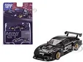 Mazda RX-7 LB-Super Silhouette 20 ""Liberty Walk"" Black Limited Edition 1/64 Diecast Model Car by Mini GT