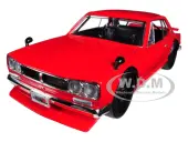 1971 Nissan Skyline GT-R Red (KPGC10) ""JDM Tuners"" 1/24 Diecast Model Car by Jada