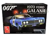 Skill 2 Model Kit 1970 Ford Galaxie Police Car ""Las Vegas Metropolitan Police Dept"" ""Diamonds Are Forever"" (1971) Movie (7th in the James Bond 007 Se