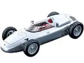1960 Porsche 718 F2 Press Version Silver ""Mythos Series"" Limited Edition to 85 pieces Worldwide 1/18 Model Car by Tecnomodel