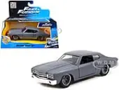Doms Chevrolet Chevelle SS Primer Grey ""Fast &amp; Furious"" Movie 1/32 Diecast Model Car by Jada