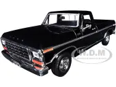 1979 Ford F-150 Custom Pickup Truck Black ""Timeless Legends"" Series 1/24 Diecast Model Car by Motormax