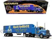 Iron Maiden ""Powerslave"" Transport Truck Blue ""World Slavery Tour 1984-85"" 1/50 Diecast Model by Corgi
