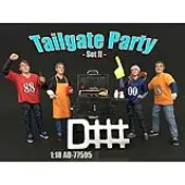 Tailgate Party Set II 4 Piece Figure Set For 118 Scale Models by American Diorama