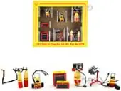 ""Shell Oil"" Shop Tools Set of 7 pieces 1/43 Diecast Models by GMP
