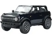 2022 Ford Bronco Badlands Edition (Open Top) Dark Blue 1/18 Model Car by GT Spirit for ACME