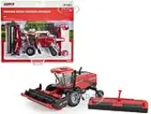 Case IH WD2505 Windrower with Header Red ""Case IH Agriculture"" 1/64 Diecast Model by ERTL TOMY