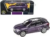 2018 BMW X5 Daytona Violet Metallic with Sunroof 1/64 Diecast Model Car by Paragon Models