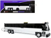 MCI D4500CT Commuter Coach Bus Blank White ""The Bus &amp; Motorcoach Collection"" Limited Edition to 504 pieces Worldwide 1/50 Plastic Model by Iconic