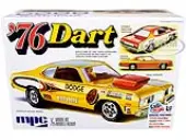 Skill 2 Model Kit 1976 Dodge Dart Sport with Two Figurines 3 in 1 Kit 1/25 Scale Model by MPC