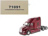 Peterbilt 579 Ultraloft Tractor Truck Red Metallic ""Transport Series"" 1/32 Diecast Model by Diecast Masters