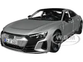 2022 Audi RS e-tron GT Silver Metallic with Sunroof 1/18 Diecast Model Car by Bburago