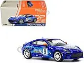 Toyota GR86 9 ""Endless"" Blue with Graphics 1/64 Diecast Model Car by Pop Race