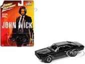 1968 Dodge Charger R/T Black ""John Wick"" (2014) Movie ""Pop Culture"" 2025 Release 1 1/64 Diecast Model Car by Johnny Lightning