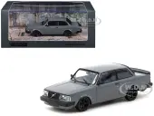 Volvo 242 Custom Gray ""Road64"" Series 1/64 Diecast Model Car by Tarmac Works