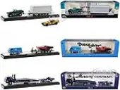 Auto Haulers Set of 3 Trucks Release 63 Limited Edition to 8400 pieces Worldwide 1/64 Diecast Models by M2 Machines