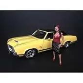 ""Hanging Out II"" Rosa Figurine for 1/18 Scale Models by American Diorama