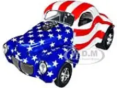 1940 Gasser ""Patriot"" American Flag Livery Limited Edition to 300 pieces Worldwide 1/18 Diecast Model Car by ACME