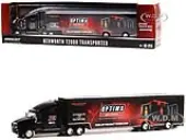 Kenworth T2000 Transporter Black ""OPTIMA Batteries The Ultimate Power Source"" ""Hobby Exclusive"" Series 1/64 Diecast Model by Greenlight