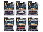 ""California Lowriders"" Set of 6 pieces Series 6 1/64 Diecast Model Cars by Greenlight