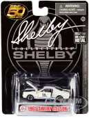 1965 Ford Mustang Shelby GT350R 98B ""Terlingua Racing Team"" White with Blue Stripes ""Shelby American 50 Years"" (1962-2012) 1/64 Diecast Model Car by