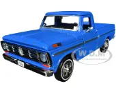 1972 Ford F-100 Pickup Truck Blue ""Timeless Legends"" Series 1/24 Diecast Model Car by Motormax