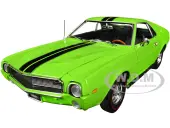 1969 AMC AMX Big Bad Lime Green with Black Stripes ""Muscle Car &amp; Corvette Nationals"" (MCACN) ""American Muscle"" Series 1/18 Diecast Model Car by A