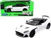 Aston Martin DBS Superleggera White with Black Top ""NEX Models"" 1/24 Diecast Model Car by Welly