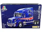 Skill 5 Model Kit Volvo VN 780 Truck Tractor ""Show Trucks"" 1/24 Scale Model by Italeri