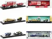 Auto Haulers Set of 3 Trucks Release 68 Limited Edition to 9600 pieces Worldwide 1/64 Diecast Models by M2 Machines