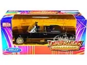 1963 Chevrolet Impala SS Convertible Black ""Low Rider Collection"" 1/24 Diecast Model Car by Welly