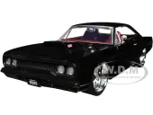 1970 Plymouth Road Runner 440 Black with Red Interior ""Bigtime Muscle"" Series 1/24 Diecast Model Car by Jada