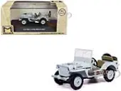 Willys Jeep 1/4-Ton Car Light Blue ""United States Navy"" 1/43 Diecast Model by Militaria Die Cast