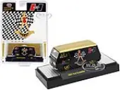1963 Ford Econoline Van ""Hurst"" Black with Gold Top Limited Edition to 5500 pieces Worldwide 1/64 Diecast Model Car by M2 Machines