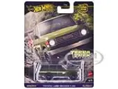 Toyota Land Cruiser FJ60 Green with Stripes ""Terra Trek"" Series Diecast Model Car by Hot Wheels