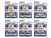""Hot Pursuit"" Set of 6 Police Cars Series 45 1/64 Diecast Model Cars by Greenlight
